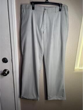 Nike Golf Men's Dri-FIT Performance Golf Pants 36x32 Light Grey Polyester